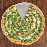 Cream Of Spinach Pizza Pie