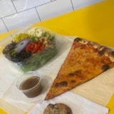 Zillions House Chopped Salad and a Slice (and a Cookie)