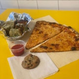 Two Slices, 4 Garlic Knots (and a Cookie)