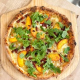 Yellow Peach Pizza