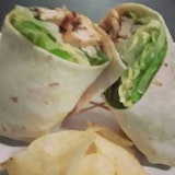 Grilled Chicken & Lettuce In Wrap
